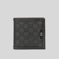 Gucci Men's Signature Bifold Wallet With Coin Compartment Black 150413 HESS