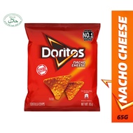 Doritos Tortilla Chips Nacho Cheese 65g / Doritos Tortilla Perisa Keju Nacho 65g