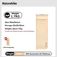 Naturehike 3cm/6cm self inflating sleeping pad Automatic Air Mattress cushion with pillow double air
