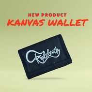 MEN'S 3-FOLD CANVAS WALLET, COOL TEENAGE STYLE CANVAS WALLET, 3-FOLD WALLET, THICK CANVAS MATERIAL, 