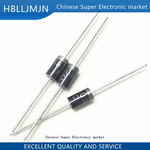 10PCS 1N5400 IN5400 DIP 3 Amp 50 Volt Rectifier Diode 1N5401 1N5402 1N5404 1N5408 1N5822 UF5402 UF54