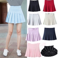 Skirt / Korean Academy / High Waist / Pleated Skirt / Slim Joker / Slim Skirt / Tennis Skirt