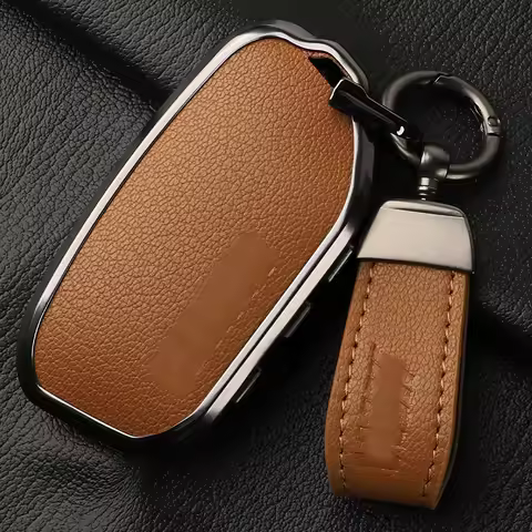 For BMW Key Fob Cover,Leather,Metal,BMW 2023-2024 New 5/7 Series 740i 760i X1 X5 X6 X7 XM IX IX3 I5 