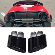 Car Accessories Double Inner Exhaust Tip For Audi RS3 RS4 RS4 RS5 RS6 Car Exhaust Pipe For S3 S4 S5 