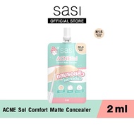 SASI Acne Sol Comfort Matte Concealer 2ml – Tone N1.5 Natural Beige - Thailand