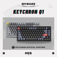[READY STOCK] Keychron Q1 Pro V2 CNC Aluminium Body 75% Gasket Hot-Swap Custom RGB QMK VIA South Fac