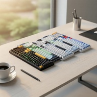 AULA F99Pro Wireless Mechanical Keyboard - Thai Layout, 8000mAh Gasket Mount  Papan Kekunci Mekanika