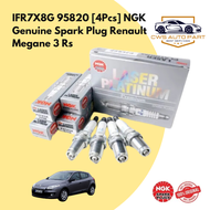 IFR7X8G 95820 4pcs NGK Genuine Spark Plug Renault Megane 3 Rs