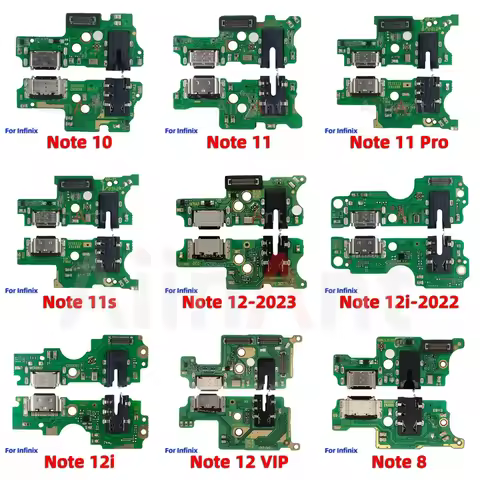 Dock Mic USB Charger Board Charging Connector Port Flex Cable For Infinix Note 8 8i 10 11 11s 12 12i