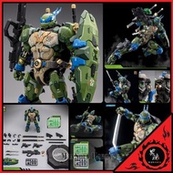 Heat Boys 超合金 機甲 忍者龜 Leonardo 可動 Figure