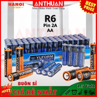 Box of 60 AA Batteries R6 1.5V Extra Heavy Duty CHEAP 2A Primary Batteries for LED lights, toys, mic