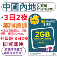 Mobile Duck x CMHK - 【中國內地】升級中澳3日2夜 2GB後限速丨電話卡 上網咭 sim咭 丨無限數據 網絡共享丨鴨聊佳丨【新舊包裝隨機發貨】