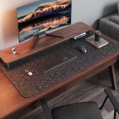 Game Mousepad Office Computer Table Mat Table Keyboard Large Mouse Pad Mat Wool Felt Laptop Computer
