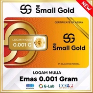 Ng4 Emas Mini 0,001 Gram Small Gold Logam Mulia