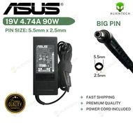 Asus Laptop Charger 19V 4.74A for N81 N81VG N81VP P24E P2530UA P42 P42E P42EI P42EP P42F P42J P42JC