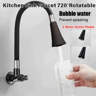 Kitchen Sink Faucet 720 Rotatable Universal Kitchen Faucet 2 Water Outlet Modes Silicone faucet