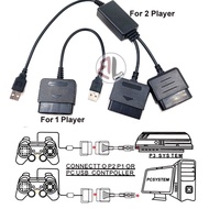 PC USB PS2 to PS3 Game Controller Adaptor Converter PlayStation 2 3 PS2 Control For PC / PS3