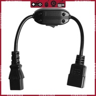 STA C14-C13 Extension Power Cord IEC 320 C13 Female to C14 Male with 10A On
