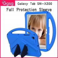 【SG】Samsung Tab Case A8 10.5 inch 2022 X200 X205 Tab A7 10.4inch T500 T505 EVA Kids Friendly Handle Stand Case Safe