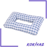 [Kokiya2] Ear Piercing Pillow for Side Sleepers Cushion Decorative Washable Cover with Zipper with A