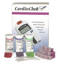(CardioChek) Cardio Chek Starter Cholesterol Analyzer kit with cholesterol test strips by PTS Panels