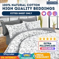 SOHOME Luxe | Bedsheet & Pillowcase Sold Separately | Fully Garterized | Single, Twin, Double, Queen