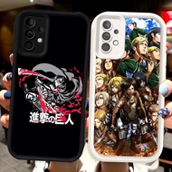 Z-43 Attack on Titan White Black Casing for Samsung Galaxy A52 A73 A53 A52S A72 S25 Ultra A36 A25 A5