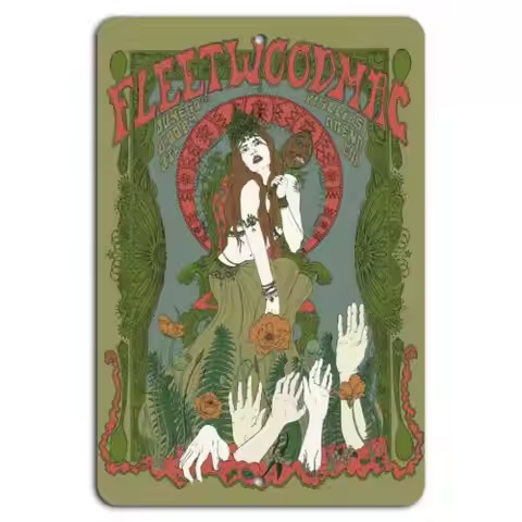 Enchanted Melodies: A Night with Fleetwood Mac-Aluminum-tin sign