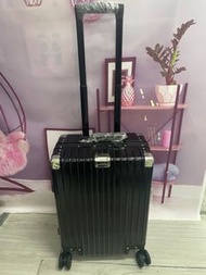 20 吋全鋁合金黑色行李箱旅行箱  20 full aluminium luggage  55 x 37 x 23cm