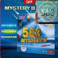 【local stock】729 Friendship 563 Mystery III Medium Pimples Table Tennis Ping Pong Rubber