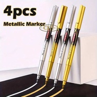 Tyno Permanent Marker Metallic Chrome Gold Silver 1.5mm 4 PCS - GN550
