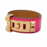 HERMES Bracelet Chien leather Direct from Japan Secondhand