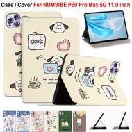 For NUMVIBE P60 Pro Max 5G 11.0 inch High Quality PU Leather Shockproof Stand Cover NUMVIBE P60 Pro 