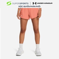 Quần Ngắn Nữ Under Armour Fly By 3Inch - Cam - 1382438-897