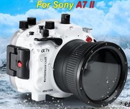 A7II防水殼 Sony A7R2/A7M2水下攝影相機潛水殼16-35鏡頭罩