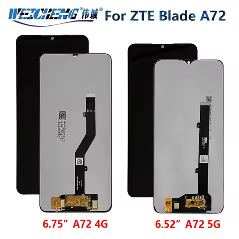 Original LCD For ZTE Blade A72 4G LCD Display+Touch Screen Digitizer Assembly Display For ZTE A72 5G