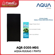 AQUA Kulkas 1 Pintu  165 Liter Semi-Auto Defrost AQR-D205-MDS