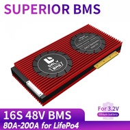 แผ่นป้องกันสำหรับแบตเตอรี่ Lifepo4 48V 16S 48V 80A 100A 120A 150A 200A แบตเตอรี่ Lifepo4 BMS