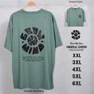 Grow Your Mind Mineral Green Jumbo T-Shirt Men's SizeBIG XXL 3XL 4XL 5XL 6XL