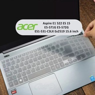 Keyboard Protector For Acer Aspire E1 522 ES 15 E5-571G E5-572G ES1-531-C3LX Ex2519 15.6 inch Laptop