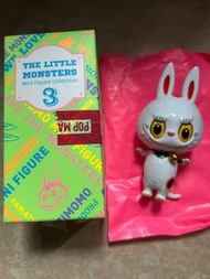 白色招財貓 Zimomo 3代 迷你 Labubu