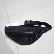 sling bag air jordan monogram black tas pinggang selempang waist ori