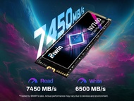 BIWIN BLACK OPAL NV7400 PCIe 4.0 Gen4 NVME M.2 SSD 1TB
