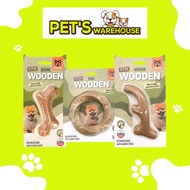 Fofos Bone Chewing Pine Wood Dog Toy