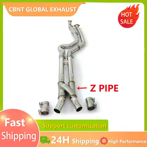 CBNT Z Pipe Design 70mm/2.75inches Equal Length Midpipe for BMW M3 G80 M4 G82 M2 G87 3.0T S58 Free F