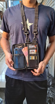 Tas Hp Pria  terbaru  gantung di leher /Hanging wallet / Tas Hp/ selempang handphone