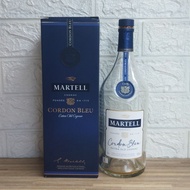 Used Martell Cordon Blue 1 Liter Bottle