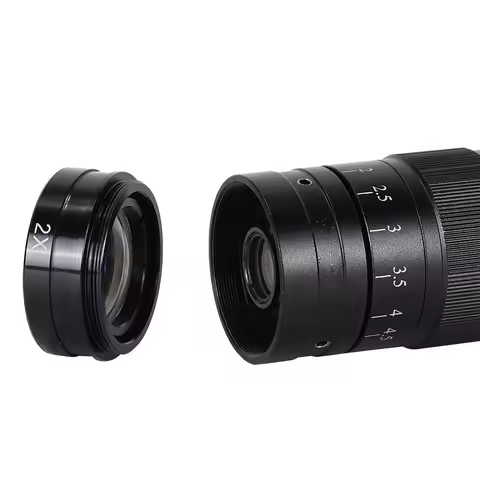 0.3X / 0.7X/0.5X / 2X Barlow Auxiliary Objective Glass Lens For XDC-10A 180X 300X C-MOUNT Lens Indus