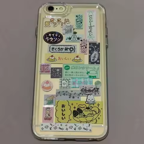 Japanese Creative Splicing Label Cute Phone Case for Huawei Honor X9a X9b X8b X7b 90 20 nova 9 7i P4