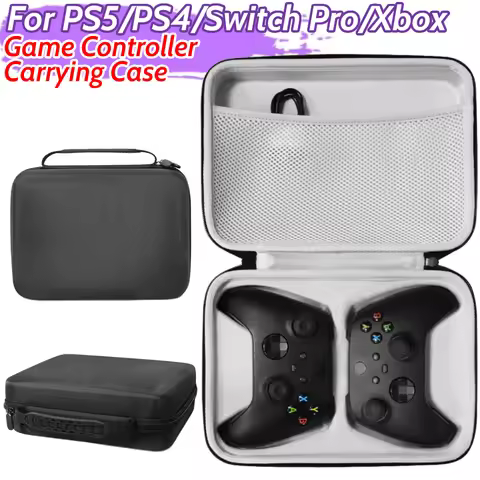 Game Controller Carrying Case Handle Storage Bag for PS5/PS4/Switch Pro/Xbox Nylon Game Controller S